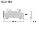 Brzdové obloženie LUCAS MCB 656 SV